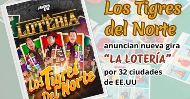 Los Tigres del Norte anuncian nueva gira “La Lotería” por 32 ciudades de EE.UU