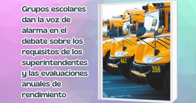 Grupos escolares dan la voz de alarma en el debate sobre los requisitos de los superintendentes y las evaluaciones anuales de rendimiento