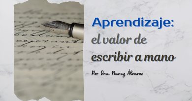 Aprendizaje: el valor de escribir a mano
