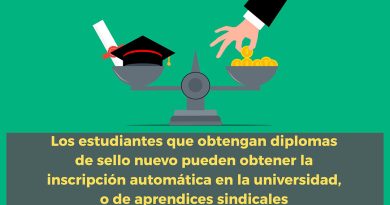 Los estudiantes que obtengan diplomas de sello nuevo pueden obtener la inscripción automática en la universidad, o de aprendices sindicales