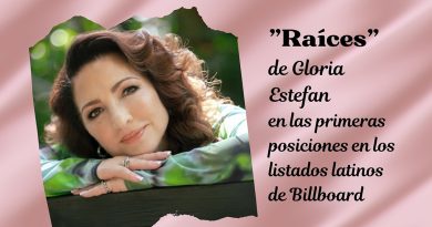 "Raíces" de Gloria Estefan en las primeras posiciones en los listados latinos de Billboard