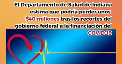 El Departamento de Salud de Indiana estima que podría perder unos $40 millones tras los recortes del gobierno federal a la financiación del COVID-19