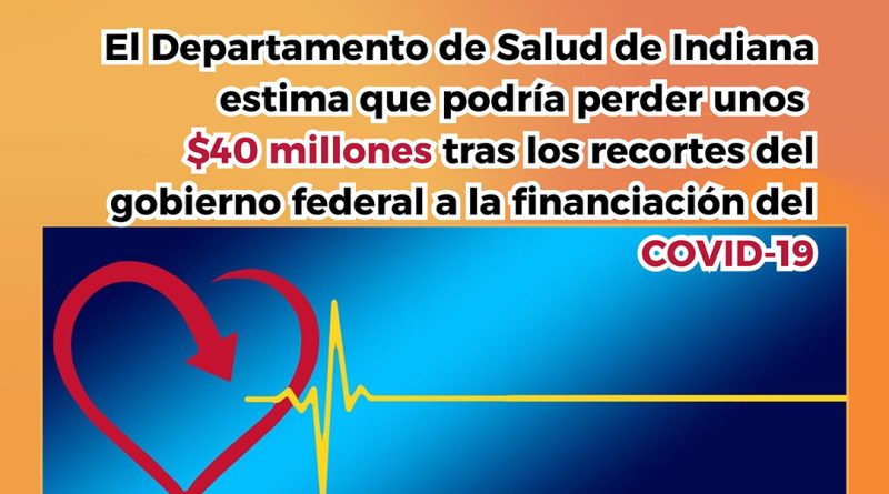 El Departamento de Salud de Indiana estima que podría perder unos $40 millones tras los recortes del gobierno federal a la financiación del COVID-19