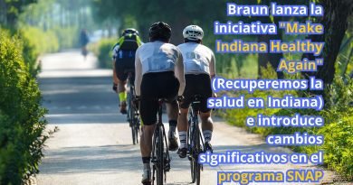 Braun lanza la iniciativa "Make Indiana Healthy Again" (Recuperemos la salud en Indiana) e introduce cambios significativos en el programa SNAP