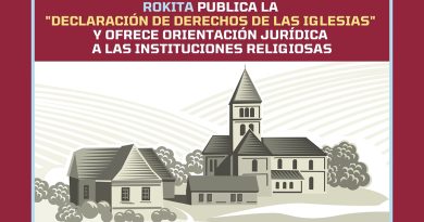 Rokita publica la "Declaración de derechos de las iglesias" y ofrece orientación jurídica a las instituciones religiosas