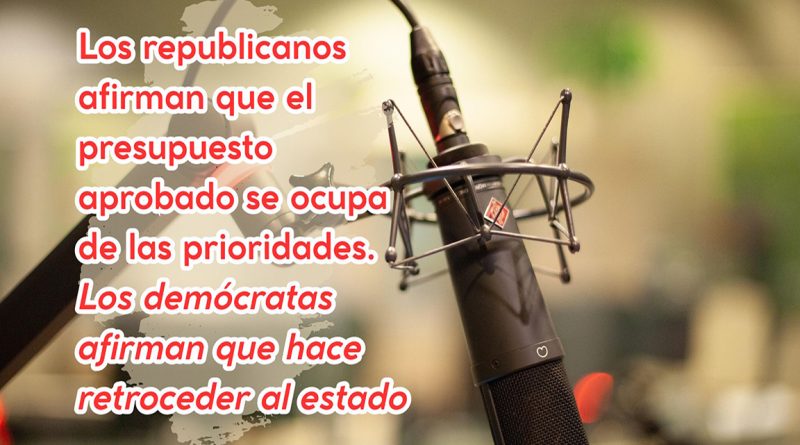 Los republicanos afirman que el presupuesto aprobado se ocupa de las prioridades. Los demócratas afirman que hace retroceder al estado