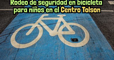 Rodeo de seguridad en bicicleta para niños en el Centro Tolson