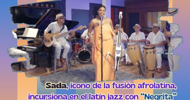 Sada, icono de la fusión afrolatina, incursiona en el latín jazz con “Negrita”