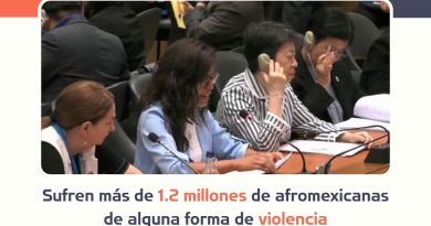 Sufren más de 1.2 millones de afromexicanas de alguna forma de violencia