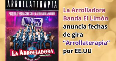 La Arrolladora Banda El Limón anuncia fechas de gira “Arrollaterapia” por EE.UU