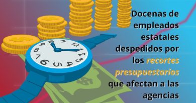 Docenas de empleados estatales despedidos por los recortes presupuestarios que afectan a las agencias