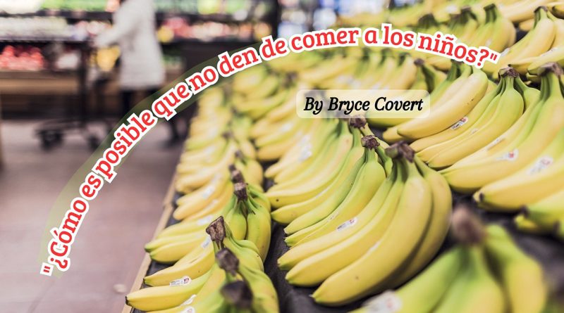 "¿Cómo es posible que no den de comer a los niños?"