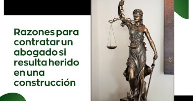 Razones para contratar un abogado si resulta herido en una construcción