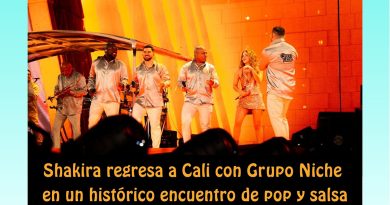 Shakira regresa a Cali con Grupo Niche en un histórico encuentro de pop y salsa