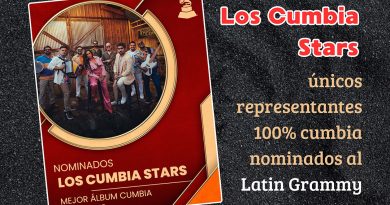 Los Cumbia Stars, únicos representantes 100% cumbia nominados al Latin Grammy 