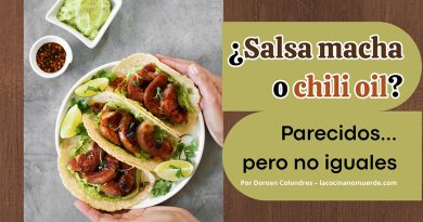 ¿Salsa macha o chili oil? Parecidos… pero no iguales