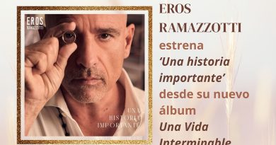 Eros Ramazzotti estrena ‘Una historia importante’ desde su nuevo álbum Una Vida Interminable