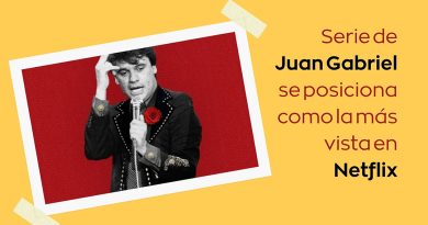 Serie de Juan Gabriel se posiciona como la más vista en Netflix