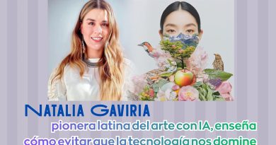 Natalia Gaviria, pionera latina del arte con IA, enseña cómo evitar que la tecnología nos domine