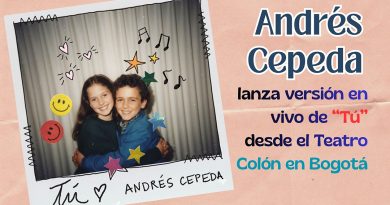 Andrés Cepeda lanza versión en vivo de “Tú” desde el Teatro Colón en Bogotá