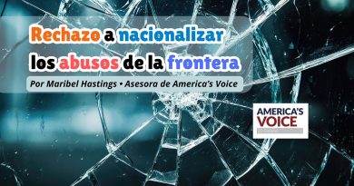 Rechazo a nacionalizar los abusos de la frontera