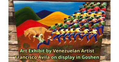 Art Exhibit by Venezuelan Artist Francisco Avila on display in Goshen