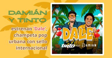Damián y Tinto estrenan ‘Dale’, champeta pop urbana con sello internacional