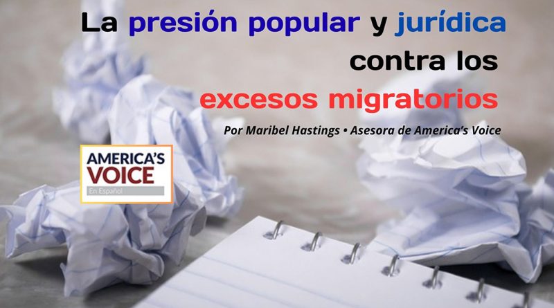 La presión popular y jurídica contra los excesos migratorios 
