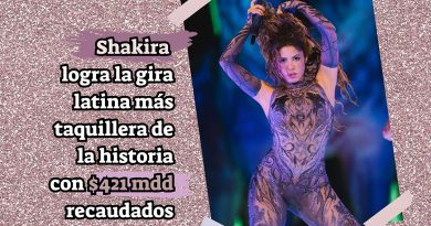 Shakira logra la gira latina más taquillera de la historia con $421 mdd recaudados