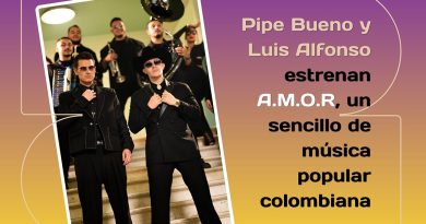 Pipe Bueno y Luis Alfonso estrenan A.M.O.R, un sencillo de música popular colombiana