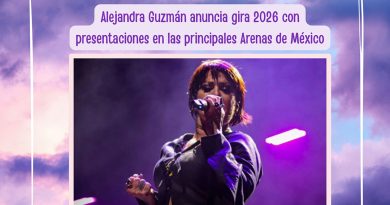 Alejandra Guzmán anuncia gira 2026 con presentaciones en las principales Arenas de México