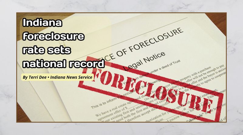 Indiana foreclosure rate sets national record