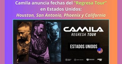 Camila anuncia fechas del “Regresa Tour” en Estados Unidos: Houston, San Antonio, Phoenix y California