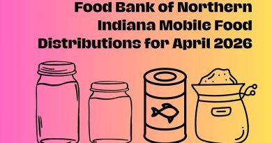 Food Bank of Northern Indiana Mobile Food Distributions for April 2026