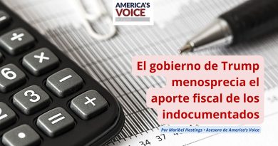 El gobierno de Trump menosprecia el aporte fiscal de los indocumentados