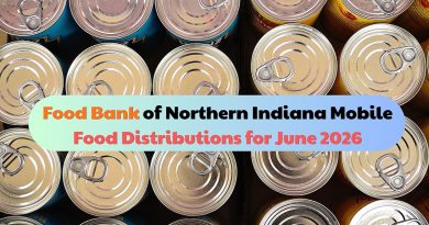 Food Bank of Northern Indiana Mobile Food Distributions for June 2026