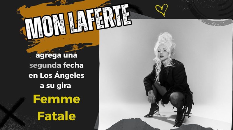 Mon Laferte agrega una segunda fecha en Los Ángeles a su gira Femme Fatale